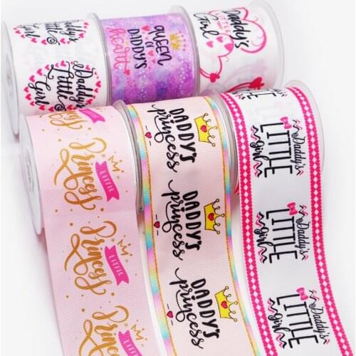Choshim accessories 10 Yards Per Size Cartoon Ribbon Printed Grosgrain Ribbon DIY Bow Bag Material 49543