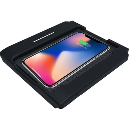 Aotsr QI Wireless Car Charger For Lexus NX 2015-2017 Intelligent Infrared Fast Wireless Charging Car Phone Holder for iPhone