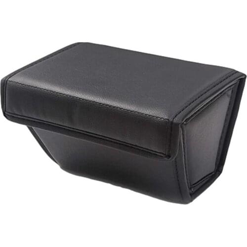 For Tesla Model Y 2020 2021 Rear Seat Storage Box Car Modification Leather Rear Central Organizer Box Accessories