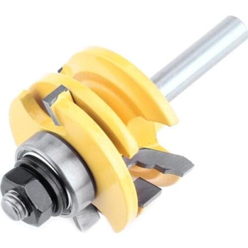 2021 New 8mm Shank Glass Door Rail Stile Reversible Router Bit for Woodworking Cutter Cutting Tool