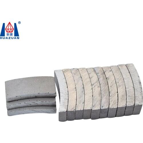 HUAZUAN drilling tool normal shape diamond core bit segments for reinforced concrete, concrete (100pcs per lot)