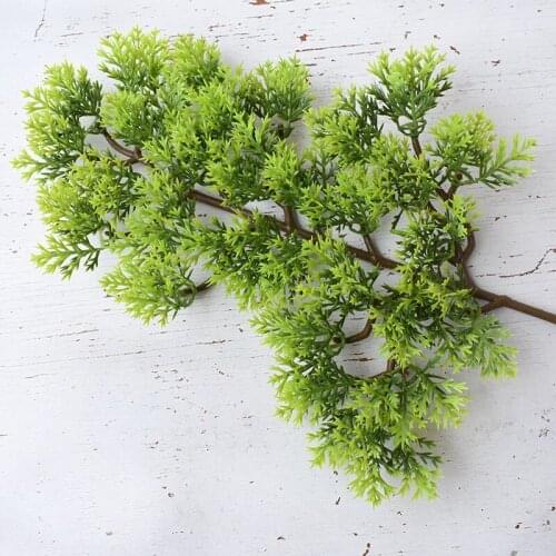 36CM Artificial Plant Fake Leaves Tree Tasteless Home Wedding Decora For Vase