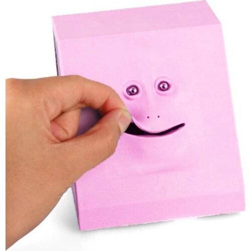 Face Money Eating Box Bank Saving Box Coins Box Money Coin Saving Bank for Children Gift Candy Machine Home Decoration