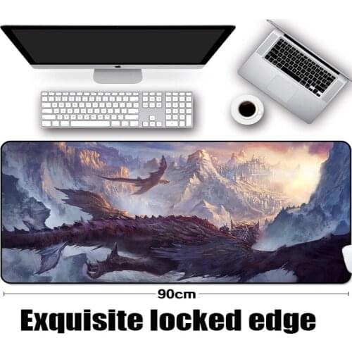 Mairuige The Big Size Mousepad 400x900MM and 400x800MM or More Choice Dragon Pattern Mouse Pad Creative Pc Computer Table Mats