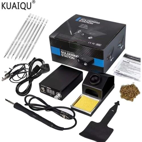 KUAIQU T12 Soldering Digital Station Electronic Soldering iron T12-K soldering iron tips Welding Tools Temperature Controller
