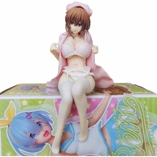 Lechery My log with my Nurse Girlfriend Akagi Mio 1/6 Anime Action Figure Model Toys 24cm