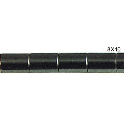 Magnetic Hematite Tube Beads 8x10 mm For Diy Jewelry Making Accessories
