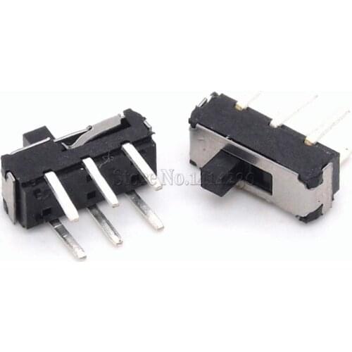 20Pcs MSS22D18 MINI Miniature DIP Slide Switch 2P2T 6Pin Handle high 2mm For DVD Switch