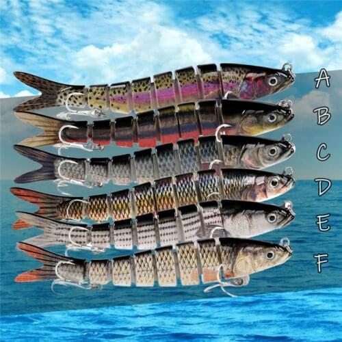 Multi-section Baits Freshwaters Sea Fishing Baits Hard Baits LureBaits 13.5cm Artificial Bait Fishing Tackle Lure Sinking Pesca7