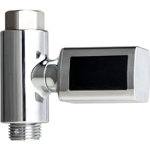 Shower Head Thermometer LED Digital Display Baby Bath Fast Water Temperature Meter Rotary Visual for Faucet Shower Head
