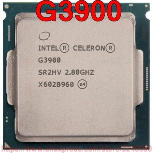 Original Intel CPU Celeron G3900 Processor 2.80GHz 2M Dual-Core Socket 1151 free shipping speedy ship out