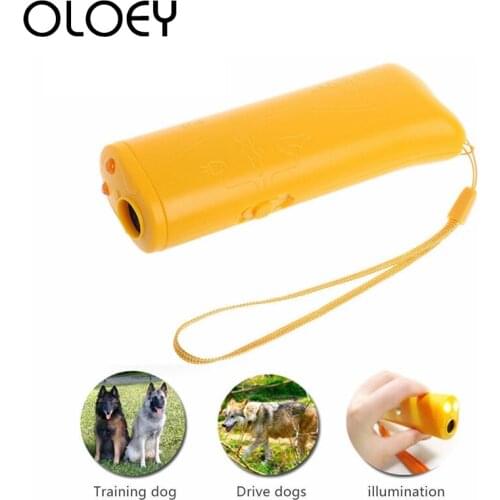 Pet Dog Repeller Anti Barking Training Device Ultrasonic Dog Repeller 3 in 1 Without Battery for Control Antilay for Dogs