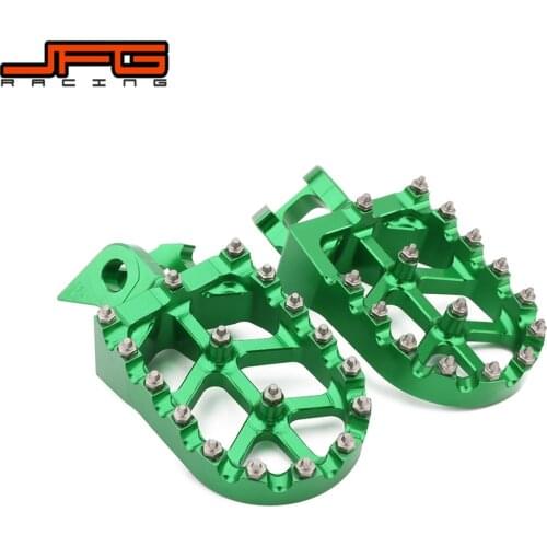 Motorcycle CNC Footpegs Footrest Foot Pegs For KAWASAKI KX125 KX250 1997-2001 1997 1998 1999 2000 2001