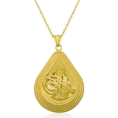Silver Tuğra Lady Necklace