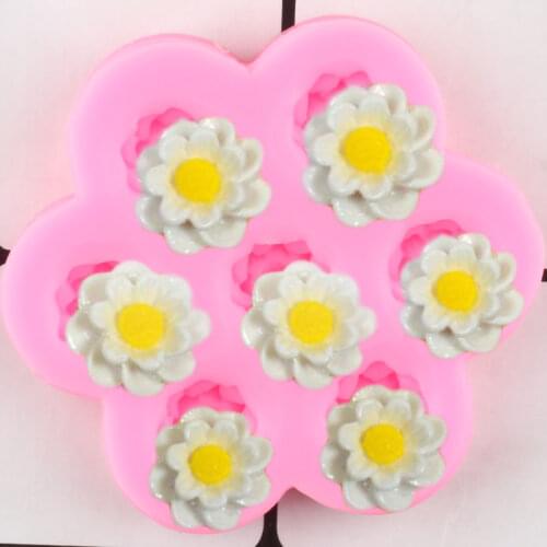 Flower Silicone Mold Cake Border Fondant Molds DIY Party Cake Decorating Tools Chocolate Gumpste Mould Resin Candy Clay Moulds