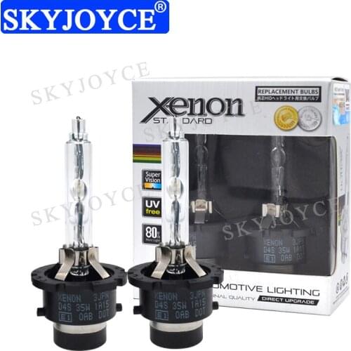 SKYJOYCE Super Vision D2S D4S HID light Bulb 12V 35W 4300K 6000K 8000K D2S D4S HID Bulb For Car Headlight 35W D2S D4S HID Kit