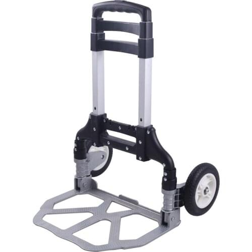 Trolley shopping cart folding portable trolley aluminum trolleys pulling goods luggage carts trolleys