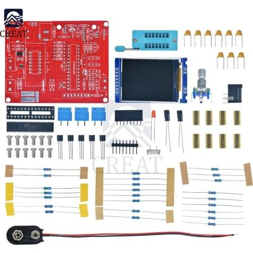 Solderless LCD GM328 Transistor Tester Diode Capacitance Voltage Frequency Meter PWM Square Wave Signal Generator Multimeter