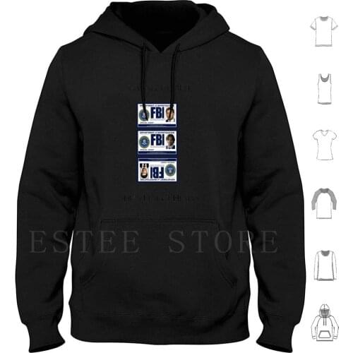Supernatural Badge Hoodies Long Sleeve Supernatural Castiel Dean Sam Winchester Family Business Winchester Faminly Fbi