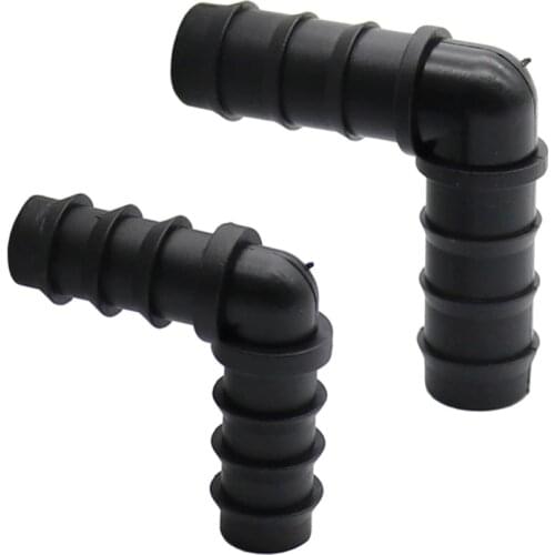 DN16 DN20 90 Angle Elbow Connector Angle Bend Garden Irrigation Fittings Water Pipe Connectors water irrigation system 5 Pcs