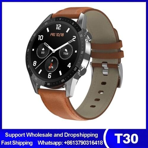 T30 Smart Watch Dual UI Mode Full Round Screen Bluetooth Call Women Heart Rate Men Watch Sport Fitness Waterproof Smartwatch
