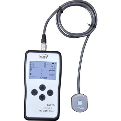 UV Light Meter Ultraviolet Radiometer LS125 with UVA LED Probe 340nm to 420nm for Intensity and Energy Measurement of LED Lamps
