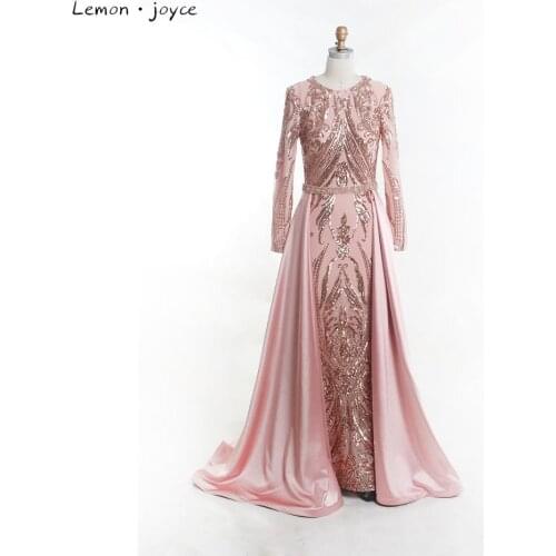 Formal Evening Dresses 2020 Elegant Sequin O-neck Floor Length New Arrival Evening Dresses Robe De Soiree