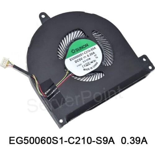 New Laptop CPU Cooling Fan EG50060S1-C210-S9A 0XGYJW XGYJW 5V 0.39A NS65C02-15E05 0.50A For DELL Latitude E5470 E5475