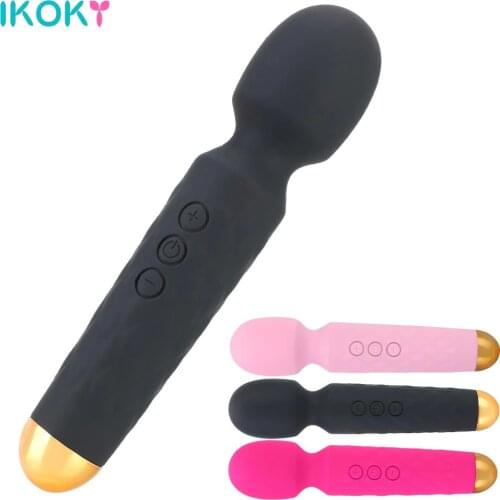 IKOKY Sex Shop AV Stick Vibrator Clitoris Stimulator Magic Wand Wireless Dildos Sex Toys for Women