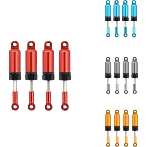 4PCS Aluminum Alloy Shock Absorber Internal Spring for 1/16 RC Crawler WPL B16 B36 C24 C34 MN D90