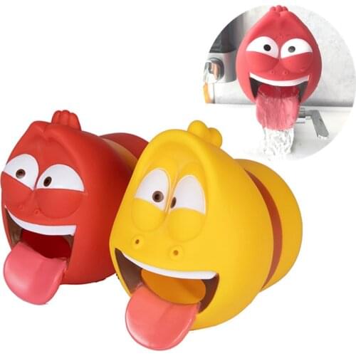 Cartoon Funny Faucet Extender Handwashing Utensils for Children Kitchen and Bathroom Gifts for Kids Sprinkler on Tap