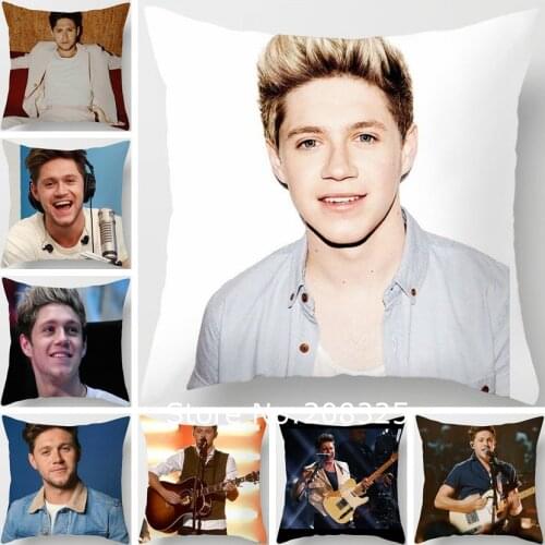 ZENGIA Niall Horan Pillow Case 45x45cm Polyester Custom Square Pillow Cover Decorative Niall Horan Cushion Cover Pillowcase
