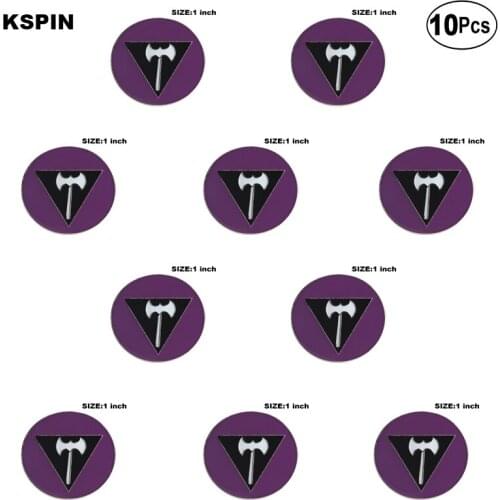 Lesbian Pride Lapel Pin Flag badge Brooch Pins Badges 10Pcs a Lot