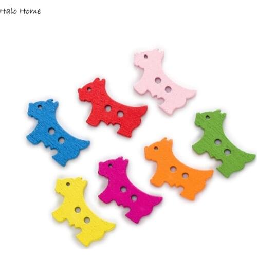 50/100Pcs 2/4 Hole Multicolor Wood Buttons Decor Clothing Home Sewing Scrapbooking Card Making DIY Big Collection Mixed Styles