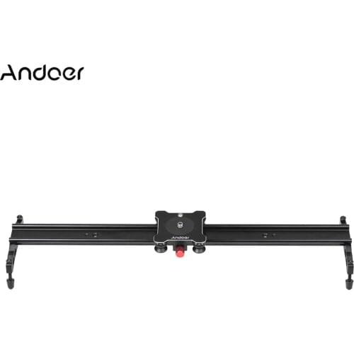 Andoer 80cm / 32" 4 Bearings Camera Slider Rail Track Slider Aluminum Video Stabilizer for Canon Nikon Sony Cameras Camcorders