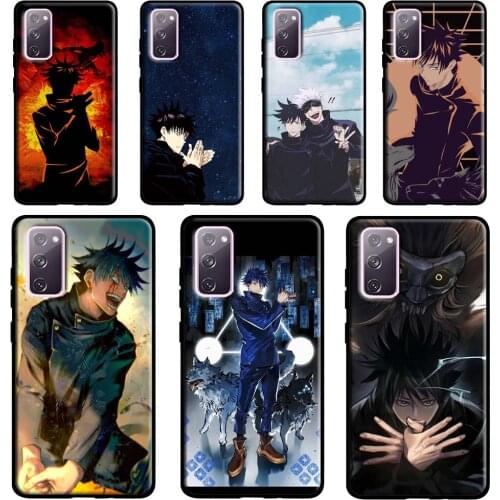 Megumi Fushiguro Jujutsu Kaisen Case For Samsung Galaxy S21 Ultra S20 FE S8 S9 S10 Plus Note 20 Ultra Note 10 Plus Cover