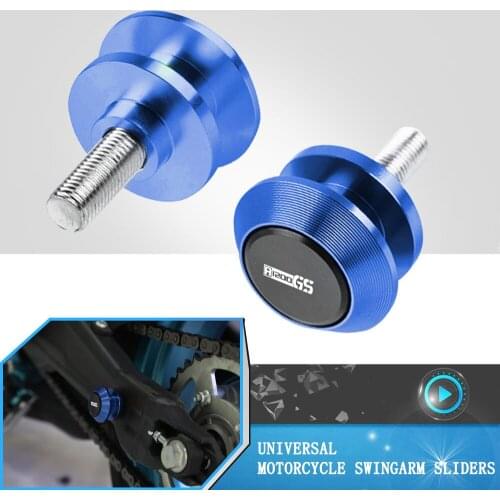 For BMW R1200GS LC R 1200 GS 2004-2018 2017 2016 2015 2014 2013 8MM Motorcycle Accessories Swingarm Spools Slider Stand Screws