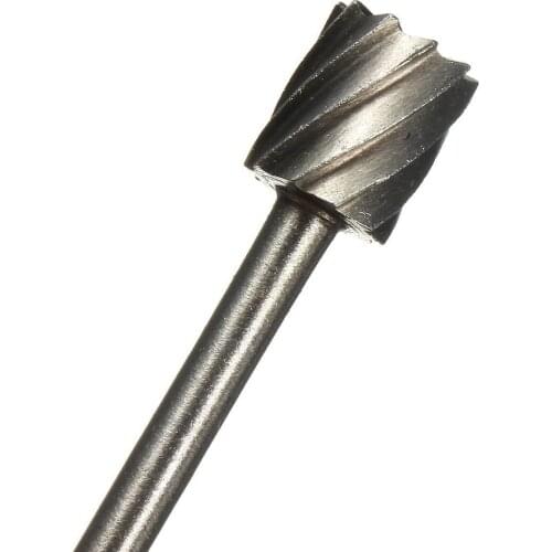 HHTL-6Pcs HSS Routing Router Bit Rotary Suit Burr Set for Dremel Wood Milling Cutter New