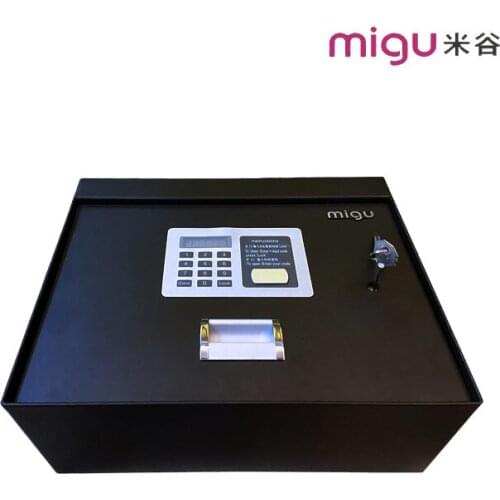 Hotel-dedicated guest room USB can query password record, electronic flip-top, door-opening safe deposit box