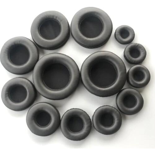 Round Ear Pads Full Size for Bluetooth headphones headsets earphones soft comfortable