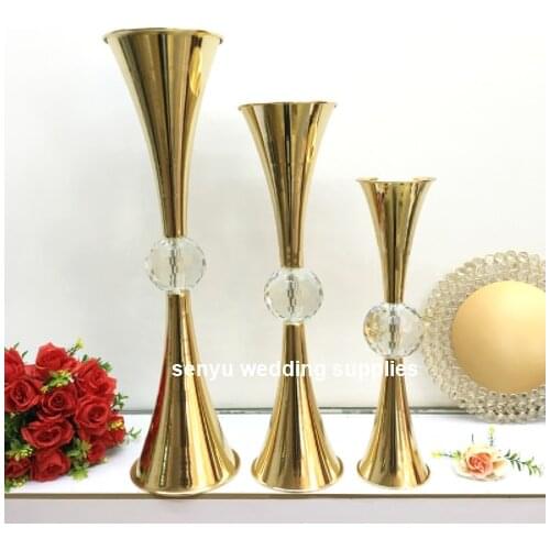Hot wedding Centerpiece Decorative Pillars Walk Way Sale Wedding Decoration Pedestal Flower Halo Stand For Table Centerpieces