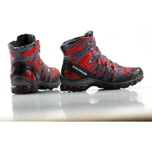 1/6 Scale Soldier Combat Boots Toy Model Solid Shoes 12-inch Collectible Figure Body Model Shoe Accessories