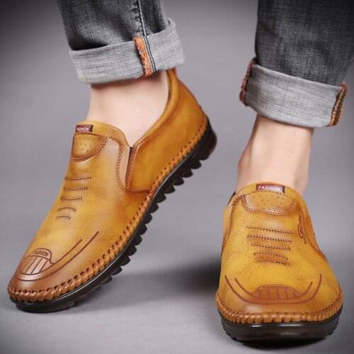 Mens Shoes Genuine Leather Men Loafers Shoes Breathable Comfort Shoe for Man Fashion Shoes Zapatos Oxford Hombre Cuero Casual