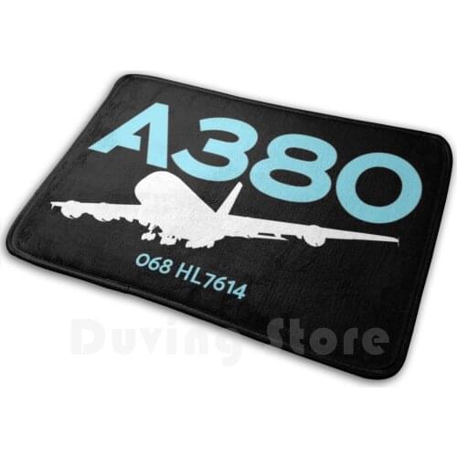 Airbus A380 068 Hl7614 ( White ) Carpet Mat Rug Cushion Soft Airbus A380 A380 Ke Korean South Korea Seoul Seoul Incheon