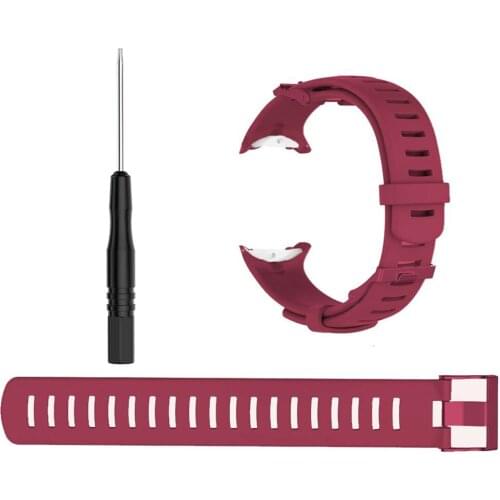 Soft Silicone Watch Strap for Suunto D6 Dive/ D6i Smart Watch Wrist Strap Watchband Replacement Spare Parts