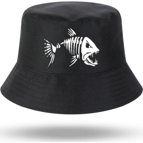 Fishing Print Men Women Bucket Hat Outdoor Panama Fishing Cap Fisherman Hat Fishing Hat