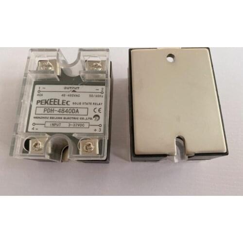 PDH-4840DA 48-480VAC to 3-32VDC 40A SSR-40DA Single Phase Solid State Relay