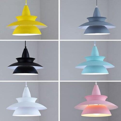 Nordic Pendant Light High quality E27 Pendant Lamp Colorful Umbrella Led Suspend Lamp Dining Room Led Lamparas Lighting Fixtures