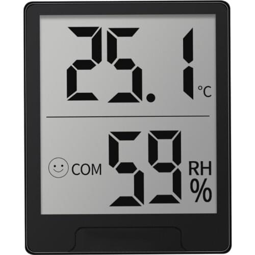 Portable Digital Thermo-Hygrometer Hygrometer Indoor Thermometer Room Humidity Gauge for Home Office and Greenhouse