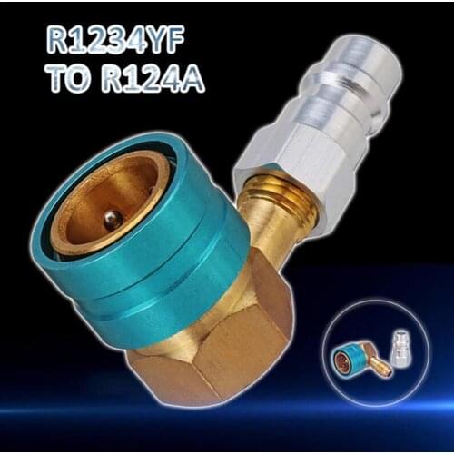 R1234YF To R134A Low Side Quick Coupler Adapters Car Air-conditioning Fitting Quick Coupling Simple Liquid Connection Nozzle